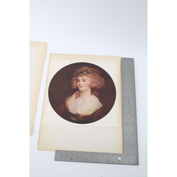 Romney The Parsons Daughter Early British School Print Vintage 94011 - Picture 4 of 5